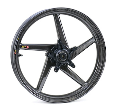 BST 5-Spoke Front & Rear Carbon Fiber Wheels Rims Yamaha YZF R3 (MT03 /R25) w/ Ceramics - Image 3