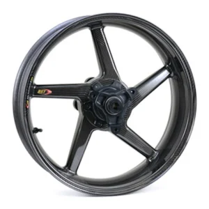 BST 5-Spoke Front & Rear Carbon Fiber Wheels Rims Yamaha YZF R3 (MT03 /R25) w/ Ceramics