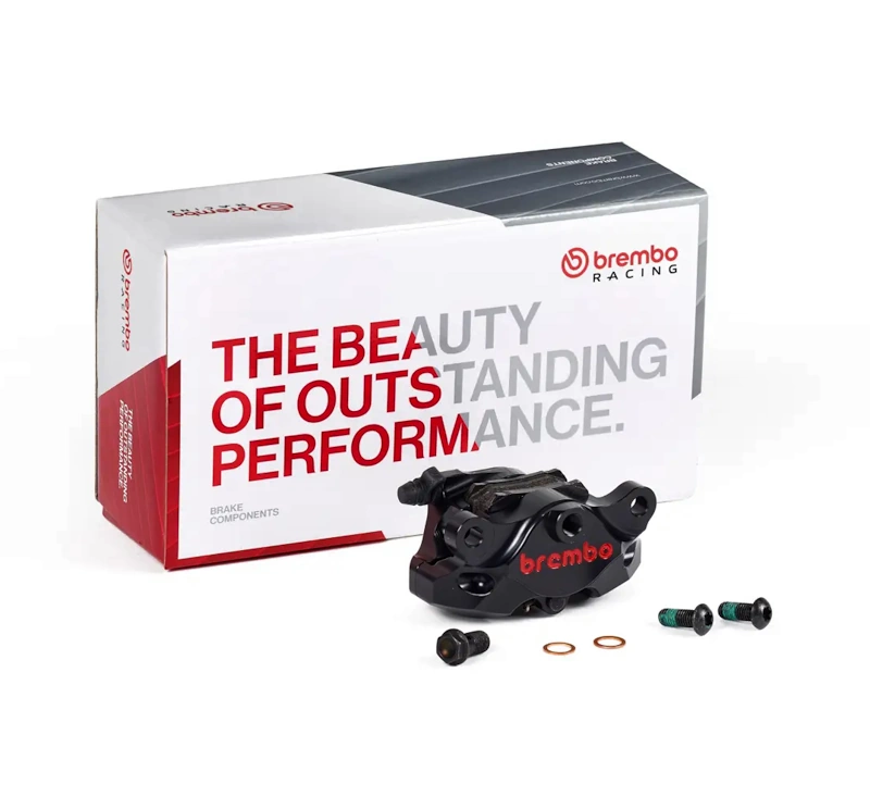 Brembo Rear CNC Caliper P2 34mm with 84mm Axial Mounts (Gray, Silver or Black) - Image 4