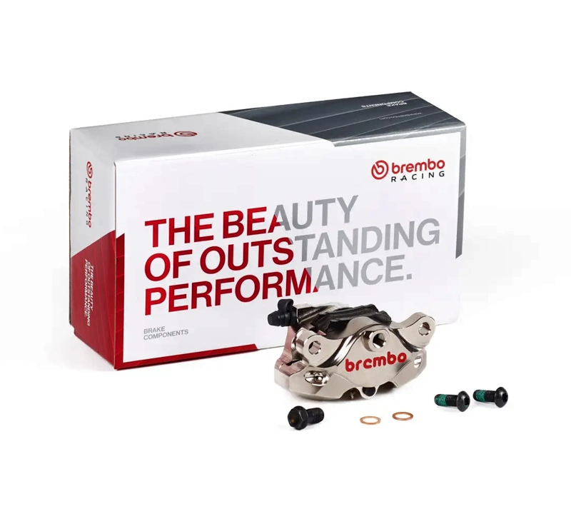 Brembo Rear CNC Caliper P2 34mm with 84mm Axial Mounts (Gray, Silver or Black) - Image 2